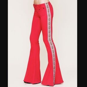 One Teaspoon Aztec Ziggy New NWOT 26 Impeccable Condition Fits 24 or 25 RED